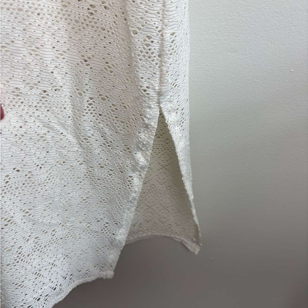 Cacique Lane Bryant Cream Lace Swim Cover festival coastal cowgirl size 22/24 - Picture 10 of 13